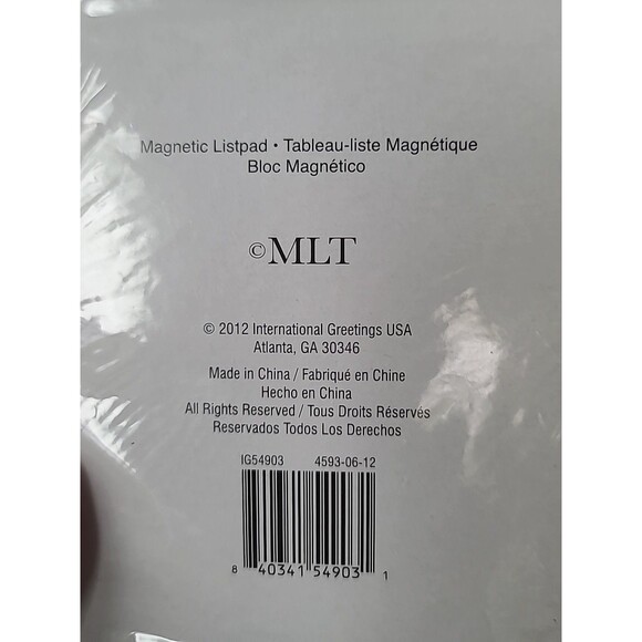 International Greetings USA Autumn Days Magnetic Listpad 60 Sheets New - Picture 5 of 10